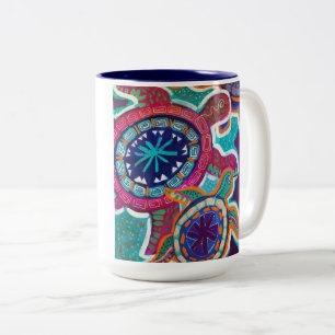 2 Couleurs La tasse Maori Turtle est parfaite pour les amoure