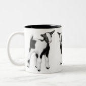 2 Couleurs La tasse mignonne de chèvre de bébé (Gauche)