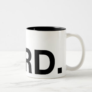 2 Couleurs La tasse nerd libre de gluten