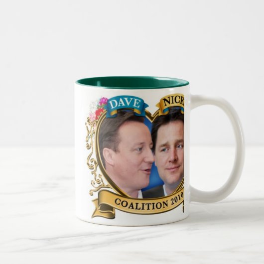 2 Couleurs La tasse originale 2010 de coalition (Droit)