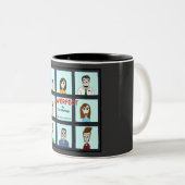 2 Couleurs La tasse précipitée de groupe (Devant droit)