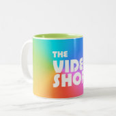 2 Couleurs La tasse visuelle de magasin (Devant gauche)