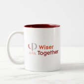 2 Couleurs La tasse Wiser Together APA (Gauche)
