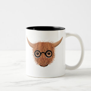 2 Couleurs La vache des montagnes utilise la tasse de