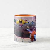 2 Couleurs La vie de galaxie de tasse (Centre)