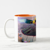 2 Couleurs La vie de galaxie de tasse (Gauche)