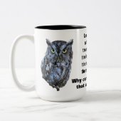 2 COULEURS LA VIEILLE TASSE WISE OWL (Gauche)