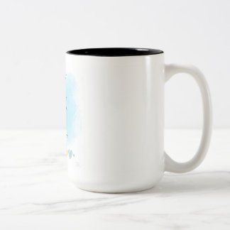 2 Couleurs Lâcher prise, Nourrir et Ouvrir — Tasse Inspirante