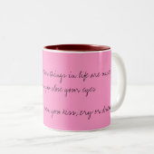 2 Couleurs L'amour cite la tasse de café (Devant droit)