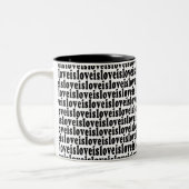 2 Couleurs L'amour est tasse d'amour (Gauche)