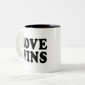 2 Couleurs L'amour gagne la tasse (Devant gauche)