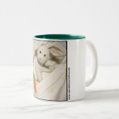 2 Couleurs Lapin de Zackary - tasse (Devant droit)