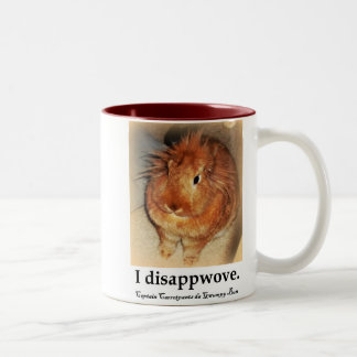 2 Couleurs Lapin désapprobateur Père Noël Morphing la tasse