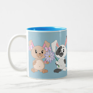 2 Couleurs Lapins - tasse