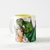 2 Couleurs L'araignée s'envole la tasse (Devant gauche)