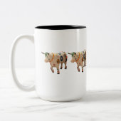 2 Couleurs Le "boeuf complète" la tasse de 15 onces (Gauche)