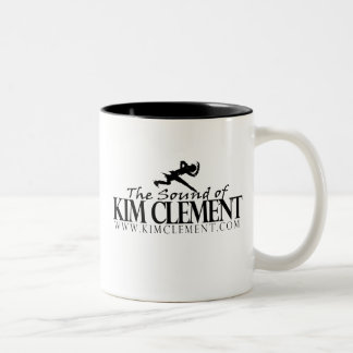 2 Couleurs Le bruit de la tasse clémente de logo de Kim