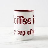 2 Couleurs Le café est ma tasse de thé ! (Centre)