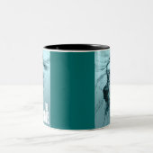 2 Couleurs Le caniche 11oz. Tasse (Centre)