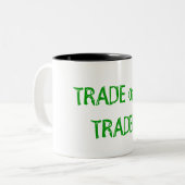 2 Couleurs Le commerce ou soit tasse commercée (Devant gauche)