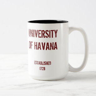 2 Couleurs Le Cuba University* de la tasse de La Havane