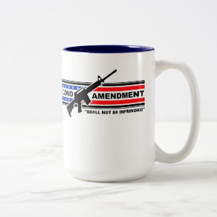 2 Couleurs Le deuxième amendement ne sera pas tasse violée