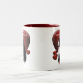 2 Couleurs Le devoir Berner de MadDog dans la tasse de coeurs (Centre)