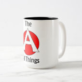 2 Couleurs Le fonctionnaire A de tasse de choses (Devant droit)