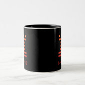 2 Couleurs Le freux noir à deux tons d'échecs de tasse de (Centre)