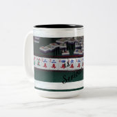 2 Couleurs le jongg d'heure-milliampère est tasse sérieuse ! (Devant gauche)