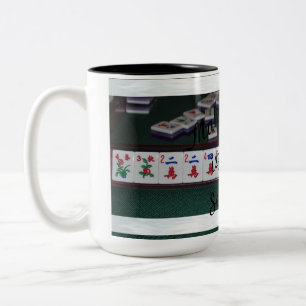 2 Couleurs le jongg d'heure-milliampère est tasse sérieuse 