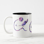 2 Couleurs Le lecteur - tasse de drame (Gauche)