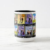 2 Couleurs Le nocturne tombe tasse d'univers (Centre)