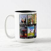 2 Couleurs Le nocturne tombe tasse d'univers (Gauche)