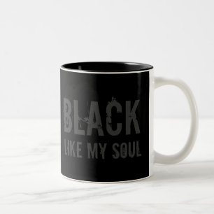 2 Couleurs Le NOIR FINAL aiment ma tasse de café d'âme