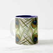 2 Couleurs Le paon fait varier le pas de la tasse (Devant gauche)