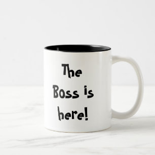 2 Couleurs Le patron est ici ! , Hâte ! , Cachez la tasse !