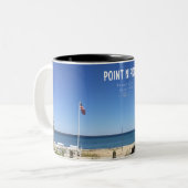 2 Couleurs Le point à la tasse de bouclage de Nipigon de (Devant gauche)