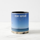 2 Couleurs Le point à la tasse de bouclage de Nipigon de (Centre)