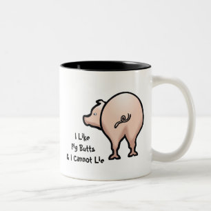2 Couleurs Le porc aboute la tasse