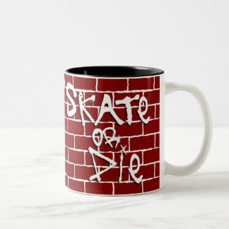 2 Couleurs Le raie ou meurent tasse de café