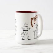 2 Couleurs Le shopping commence après la tasse de café (Devant droit)