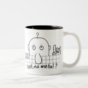 2 Couleurs Le Tchad Wot aucune tasse en métal
