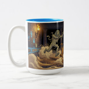 2 Couleurs Le Trio en Fuite : Tasse de Poursuite de Momie