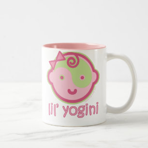 2 Couleurs Le yoga parlent le bébé : Tasse de Lil Yogini