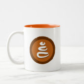 2 Couleurs Le yoga "zen lapide" la tasse (Gauche)