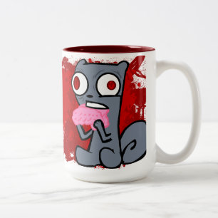 2 Couleurs Le zombi accumule la tasse !