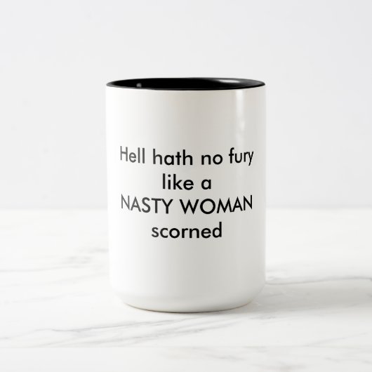 2 Couleurs l'enfer Hath aucune fureur aiment la tasse (Centre)