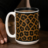 2 COULEURS "LÉOPARD" - TASSE À CAFE 15 OZ
