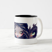 2 Couleurs "Les ailes tasse ont yeux" (Devant droit)